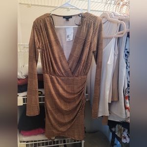 Brown Knit Dress